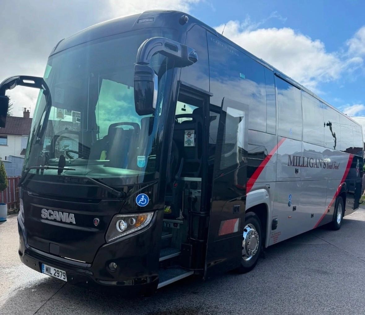 2024 Higer Touring (Scania Touring, Higer-bodied) PSVAIR to come in White and with New Mot