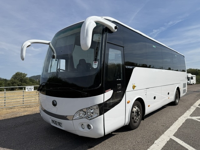 2020, Yutong TC9, 34 two tone part leather seats + crew, + Toilet, sink
